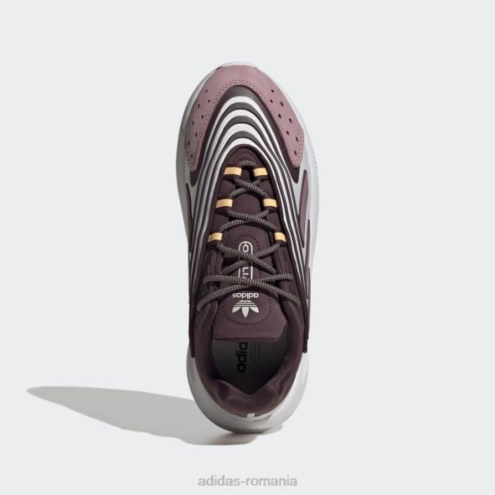 Adidas pantofi ozelia maro adidas femei maro/mov/gri liniuță 2JBN8742