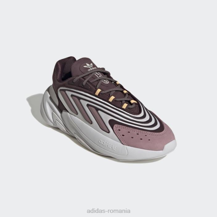 Adidas pantofi ozelia maro adidas femei maro/mov/gri liniuță 2JBN8742