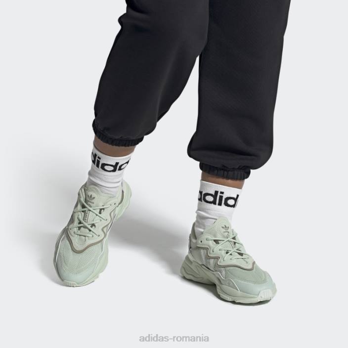 Adidas pantofi ozweego verzi femei verde/gri liniuță/gri pene 2JBN16169
