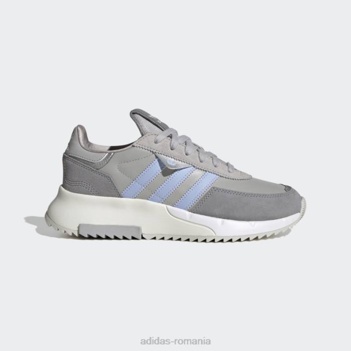 Adidas pantofi retropy f2 albastru zori femei gri/albastru zori/argintiu 2JBN8434