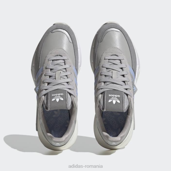 Adidas pantofi retropy f2 albastru zori femei gri/albastru zori/argintiu 2JBN8434