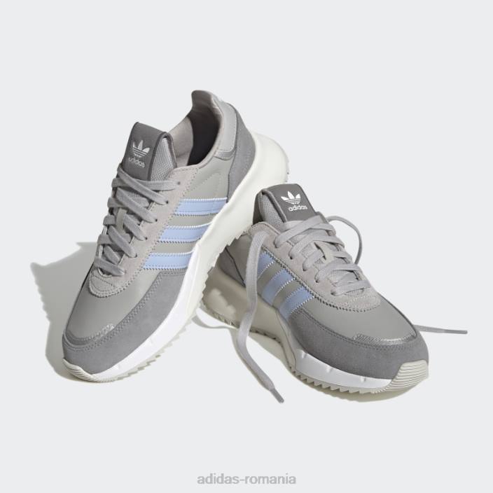 Adidas pantofi retropy f2 albastru zori femei gri/albastru zori/argintiu 2JBN8434