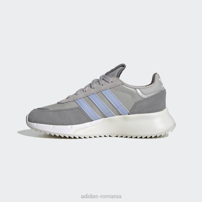 Adidas pantofi retropy f2 albastru zori femei gri/albastru zori/argintiu 2JBN8434