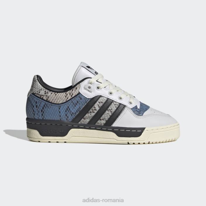 Adidas pantofi rivalry low 86 dash grey femei liniuță gri/negru/alb 2JBN8485