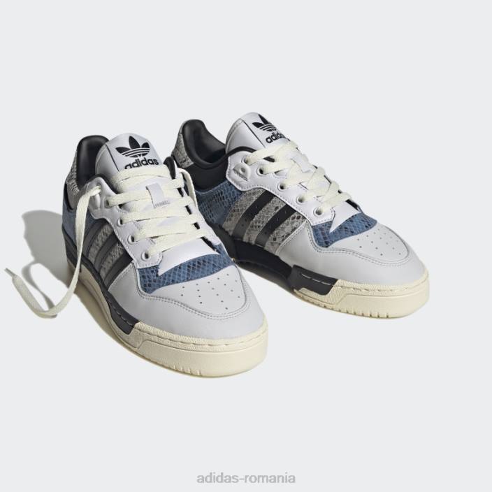 Adidas pantofi rivalry low 86 dash grey femei liniuță gri/negru/alb 2JBN8485