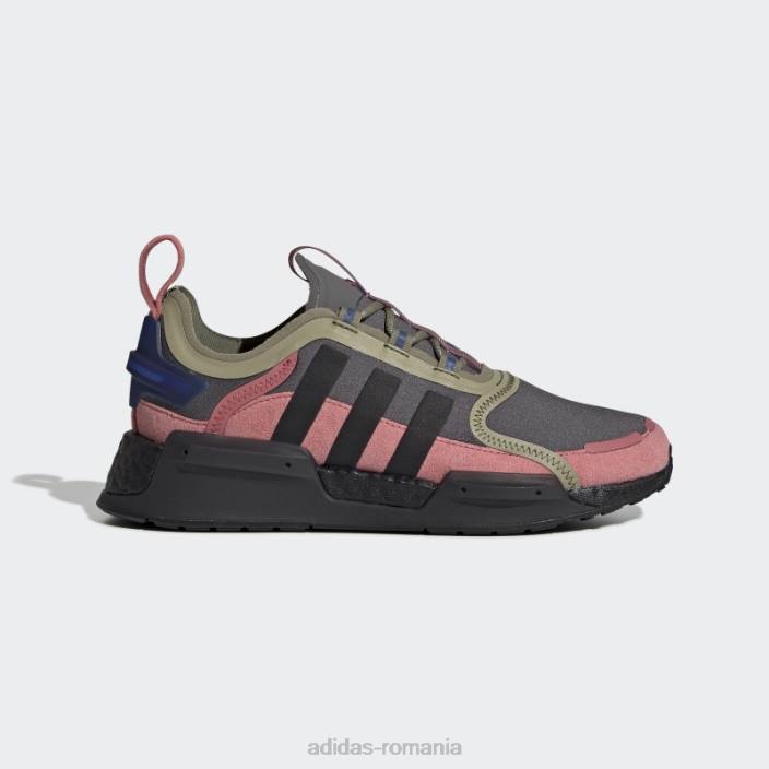 Adidas pantofi roșii nmd-v3 femei gri/negru/rosu 2JBN2185