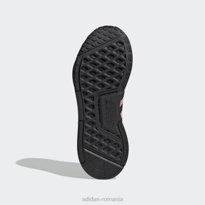 Adidas pantofi roșii nmd-v3 femei gri/negru/rosu 2JBN2185