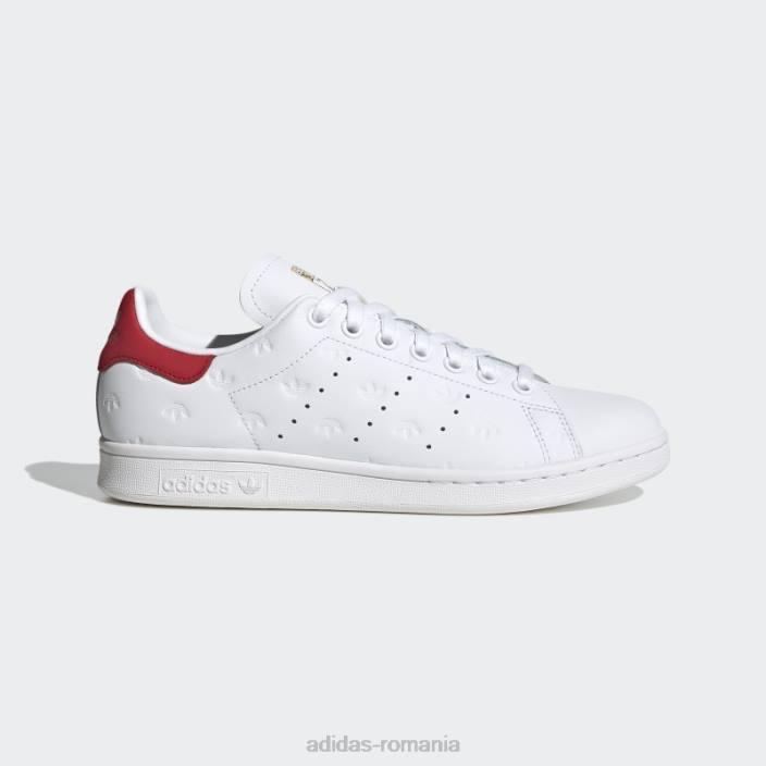 Adidas pantofi stacojii stan smith femei alb/stacojiu/auriu metalic 2JBN8467