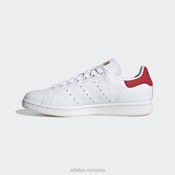 Adidas pantofi stacojii stan smith femei alb/stacojiu/auriu metalic 2JBN8467