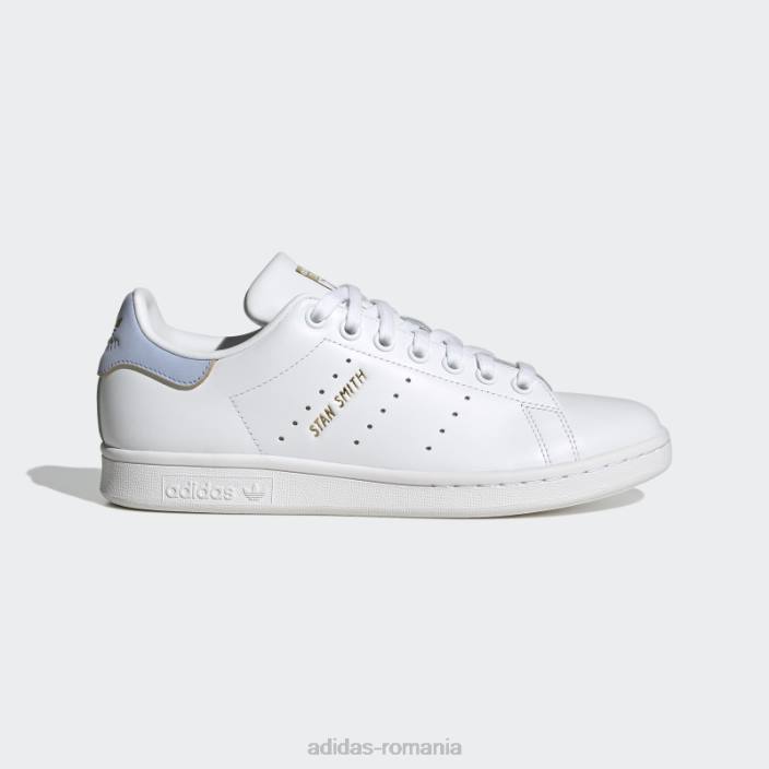 Adidas pantofi stan smith albastru zori femei alb/albastru zori/auriu metalic 2JBN16347