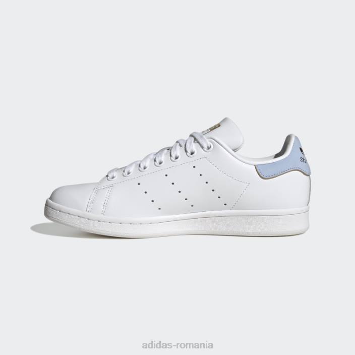 Adidas pantofi stan smith albastru zori femei alb/albastru zori/auriu metalic 2JBN16347