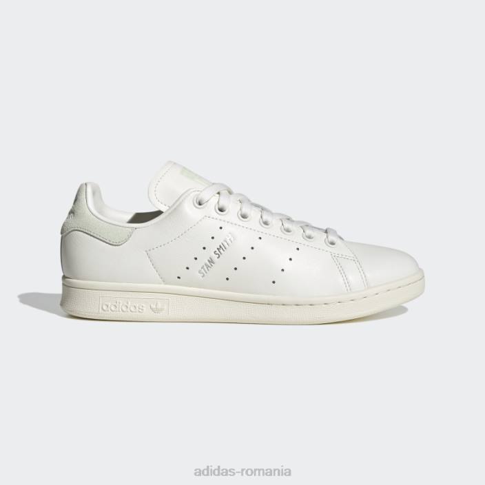 Adidas pantofi stan smith argintii eleganti femei alb/verde/argintiu 2JBN1973