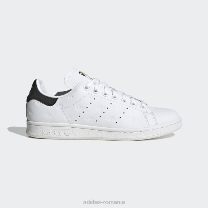 Adidas pantofi stan smith aurii fierbinți metalici femei alb/negru/auriu metalic 2JBN16011