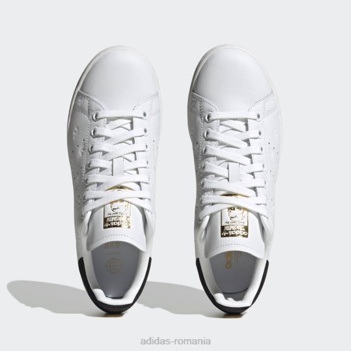 Adidas pantofi stan smith aurii fierbinți metalici femei alb/negru/auriu metalic 2JBN16011