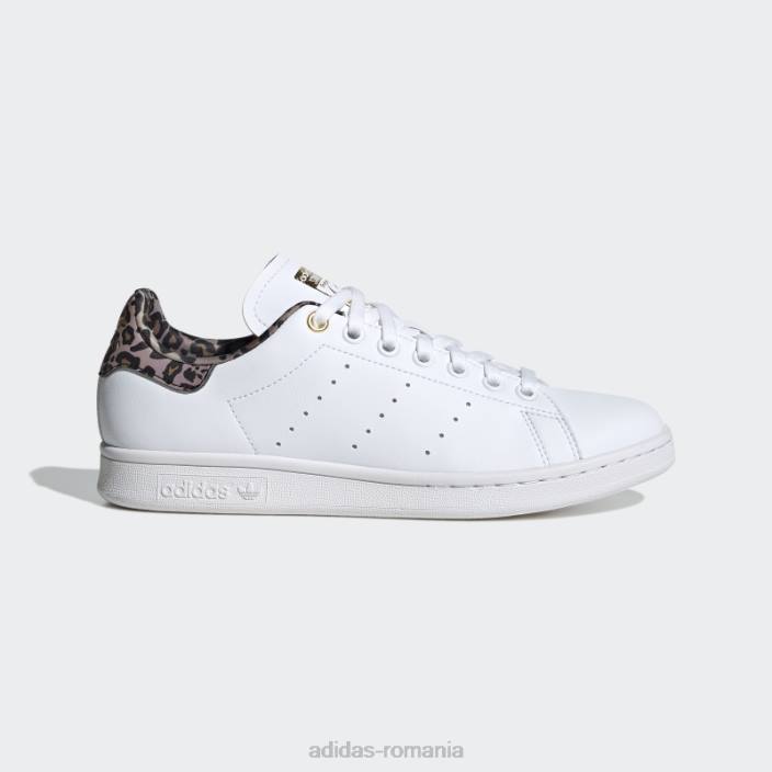 Adidas pantofi stan smith aurii metalici femei alb/maro/auriu metalic 2JBN3070