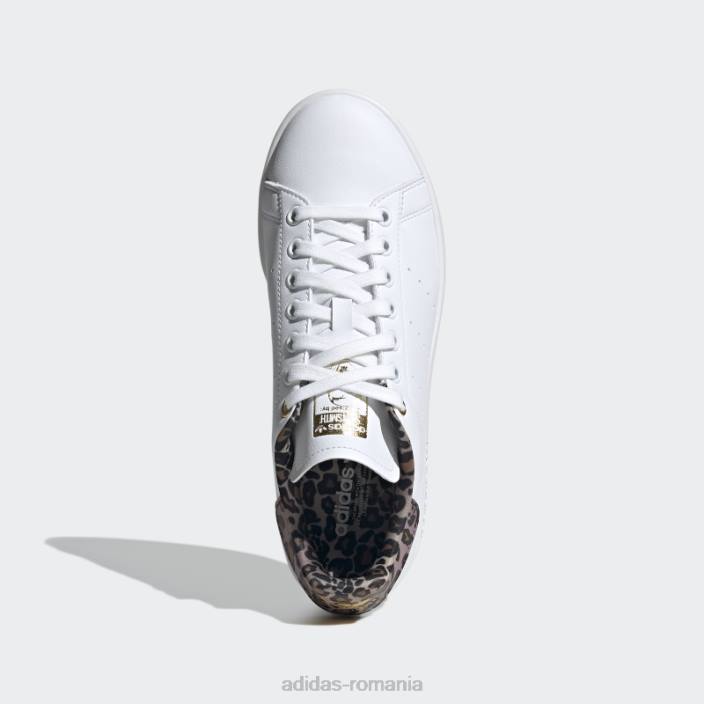 Adidas pantofi stan smith aurii metalici femei alb/maro/auriu metalic 2JBN3070