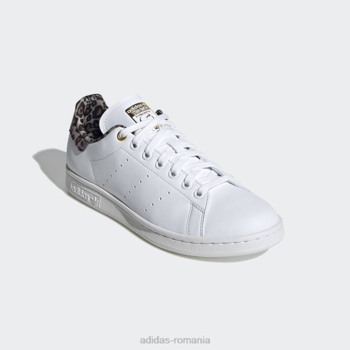 Adidas pantofi stan smith aurii metalici femei alb/maro/auriu metalic 2JBN3070