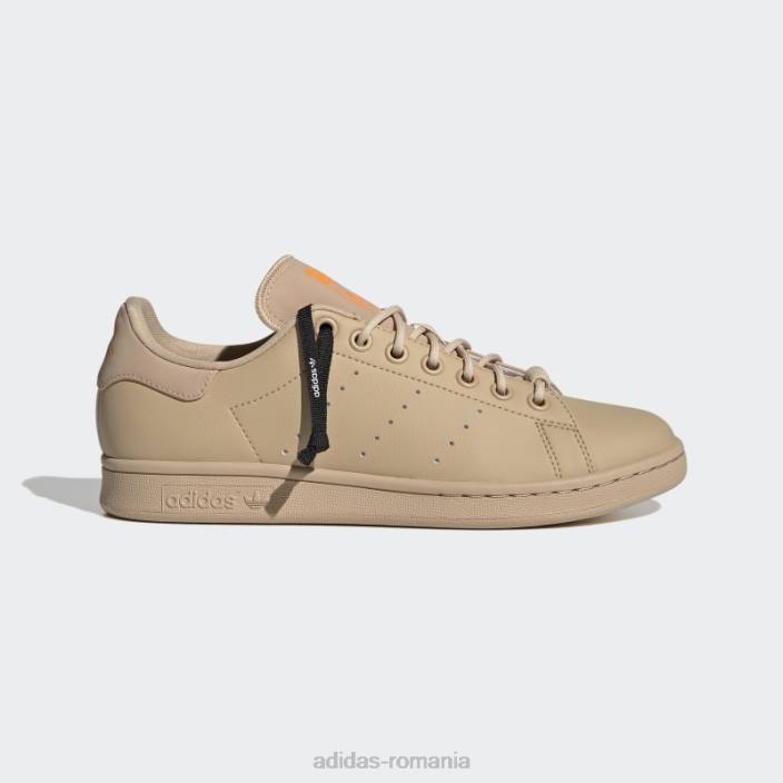 Adidas pantofi stan smith bej femei papură bej/portocaliu 2JBN8771