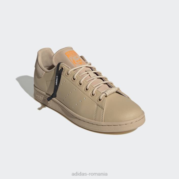 Adidas pantofi stan smith bej femei papură bej/portocaliu 2JBN8771