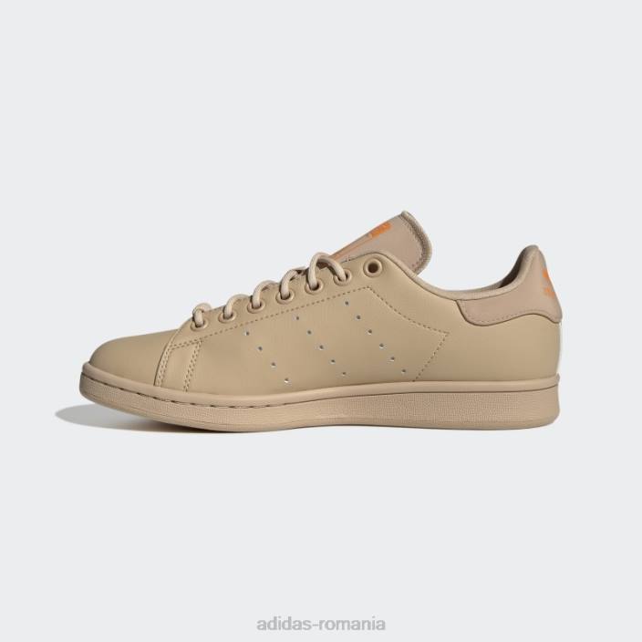 Adidas pantofi stan smith bej femei papură bej/portocaliu 2JBN8771