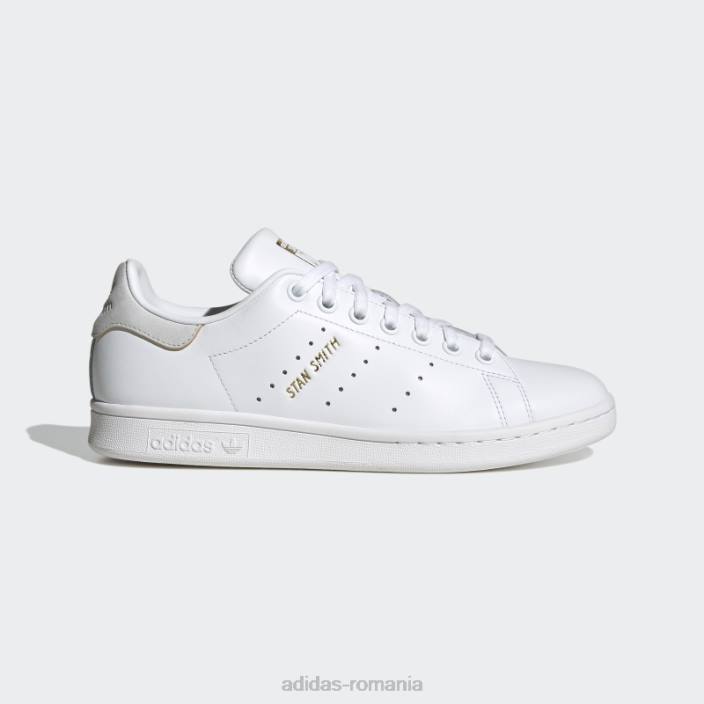 Adidas pantofi stan smith dash gri femei alb/gri liniuță/auriu metalic 2JBN15890