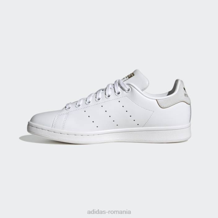 Adidas pantofi stan smith dash gri femei alb/gri liniuță/auriu metalic 2JBN15890
