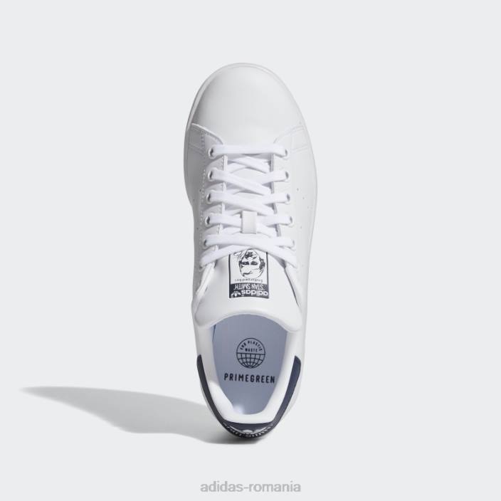 Adidas pantofi stan smith fierbinți bleumarin femei alb/marinier 2JBN8648