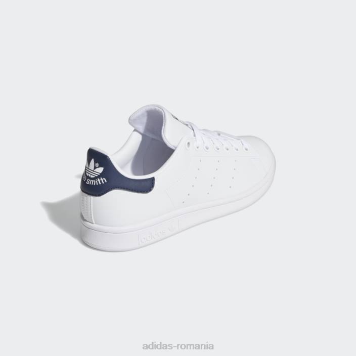 Adidas pantofi stan smith fierbinți bleumarin femei alb/marinier 2JBN8648