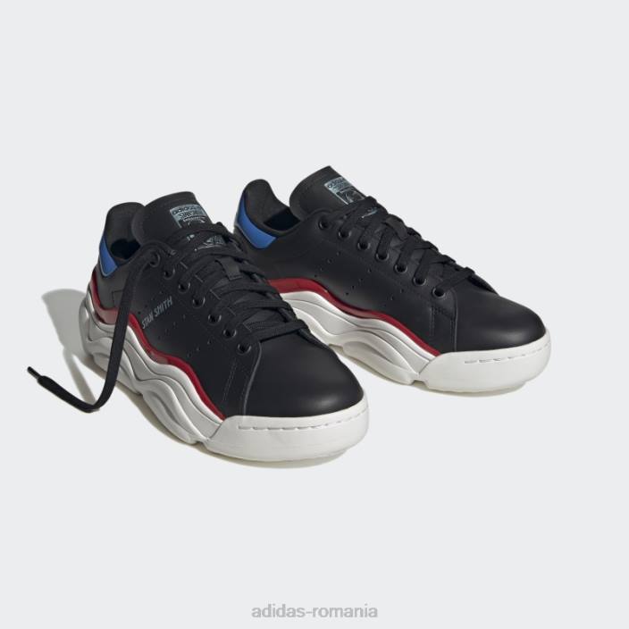 Adidas pantofi stan smith millencon negri adidas femei negru / regal / stacojiu 2JBN8358