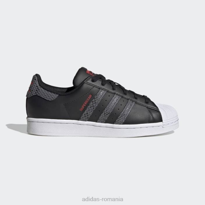 Adidas pantofi superstar alb fierbinte femei alb negru 2JBN8374