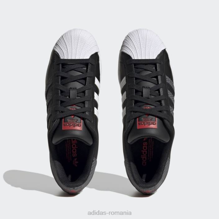 Adidas pantofi superstar alb fierbinte femei alb negru 2JBN8374