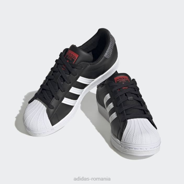 Adidas pantofi superstar alb fierbinte femei alb negru 2JBN8374
