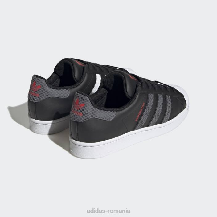 Adidas pantofi superstar alb fierbinte femei alb negru 2JBN8374