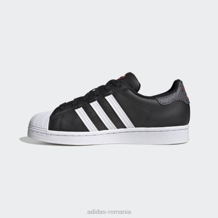 Adidas pantofi superstar alb fierbinte femei alb negru 2JBN8374