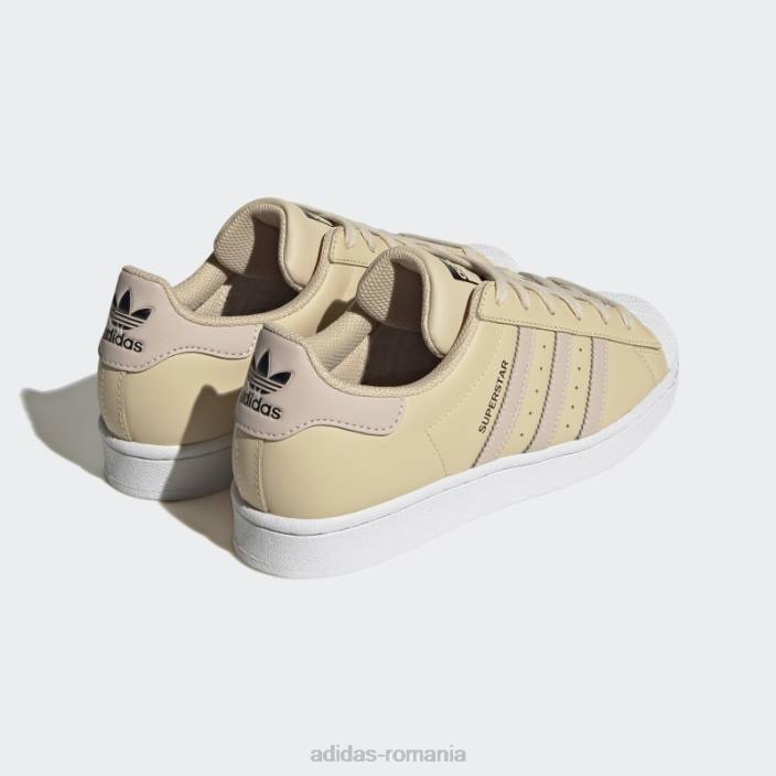 Adidas pantofi superstar de nisip femei nisip/taupe/negru 2JBN8506