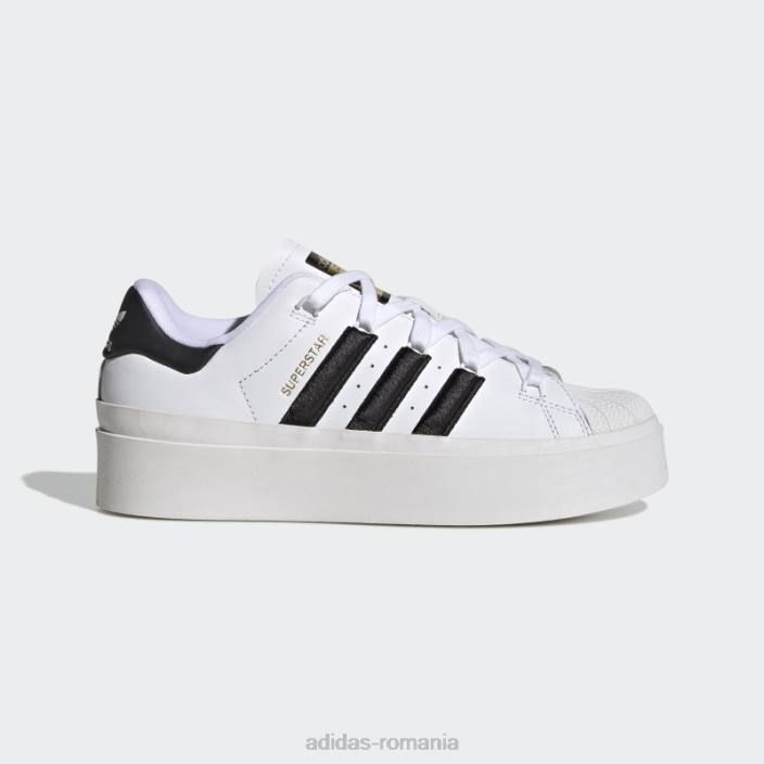 Adidas pantofi superstar eleganti aurii metalici femei alb/negru/auriu metalic 2JBN1963
