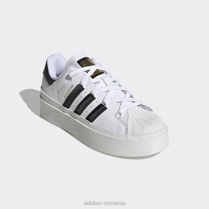 Adidas pantofi superstar eleganti aurii metalici femei alb/negru/auriu metalic 2JBN1963