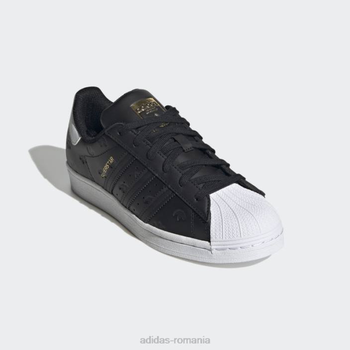 Adidas pantofi superstar femei albi femei alb negru 2JBN8416