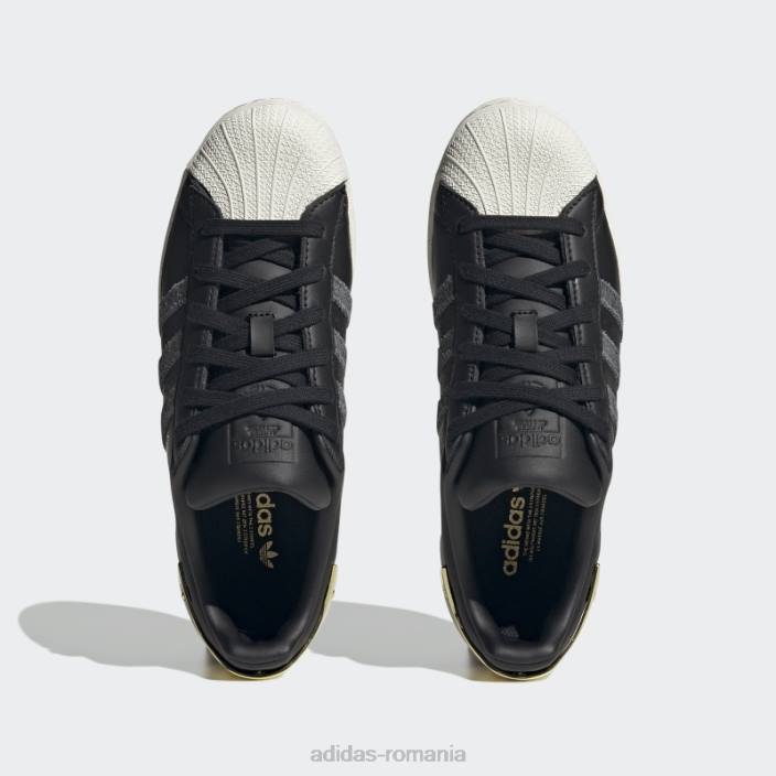 Adidas pantofi superstar gri femei negru/gri/alb 2JBN8507