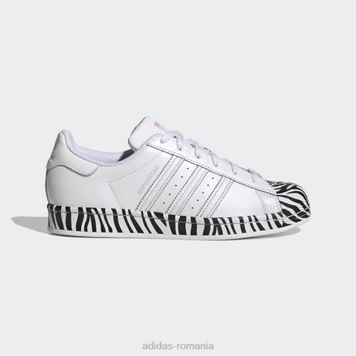 Adidas pantofi superstar liliac moda femei alb/liliac/negru 2JBN8721