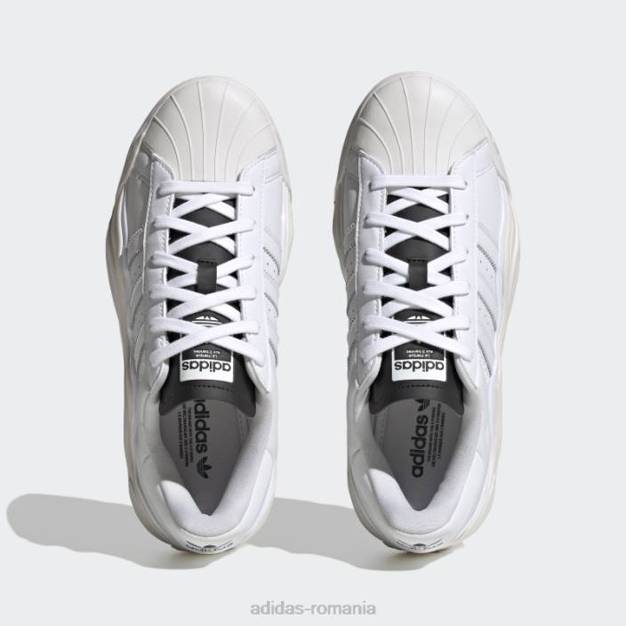 Adidas pantofi superstar millencon albi femei alb negru 2JBN8480