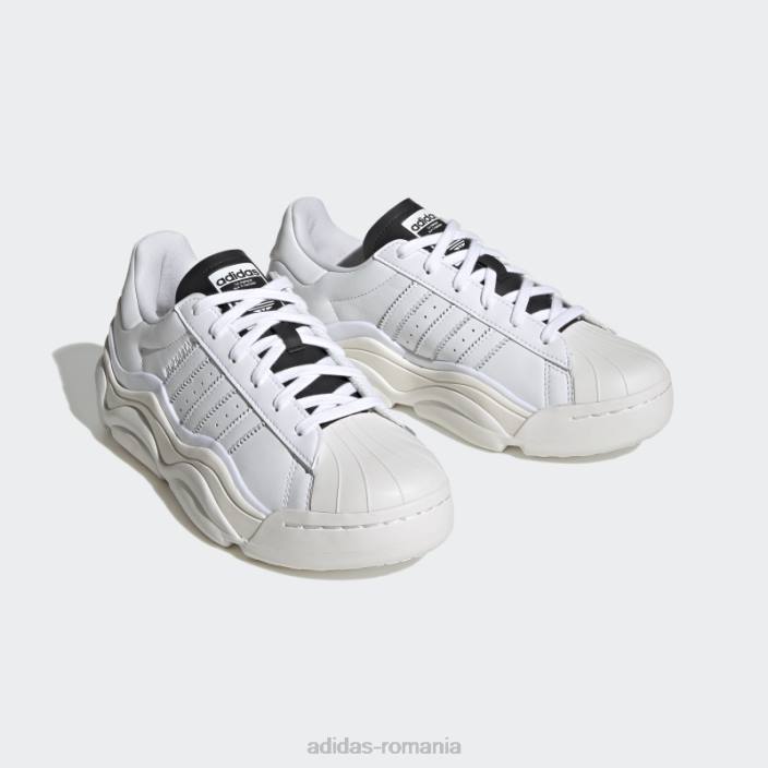 Adidas pantofi superstar millencon albi femei alb negru 2JBN8480