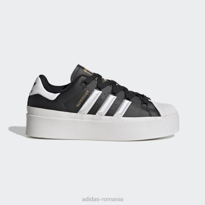 Adidas pantofi superstar superstar negri adidas femei negru/alb/auriu metalic 2JBN1968