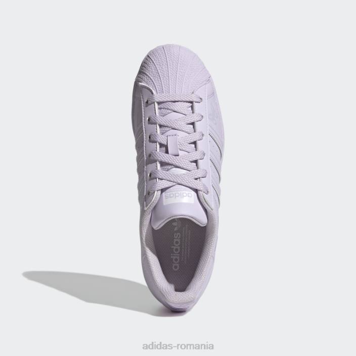 Adidas pantofi superstar tentă violet femei tentă violet/argintiu 2JBN2197