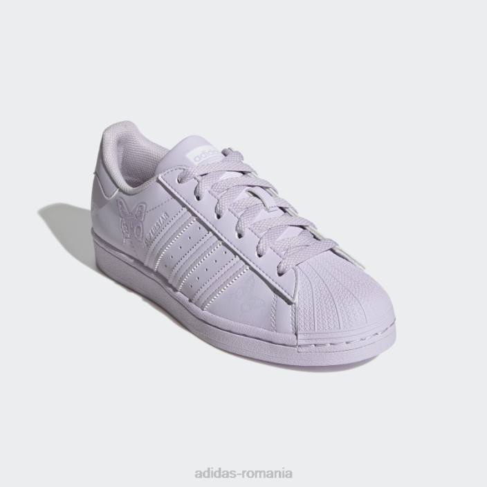 Adidas pantofi superstar tentă violet femei tentă violet/argintiu 2JBN2197