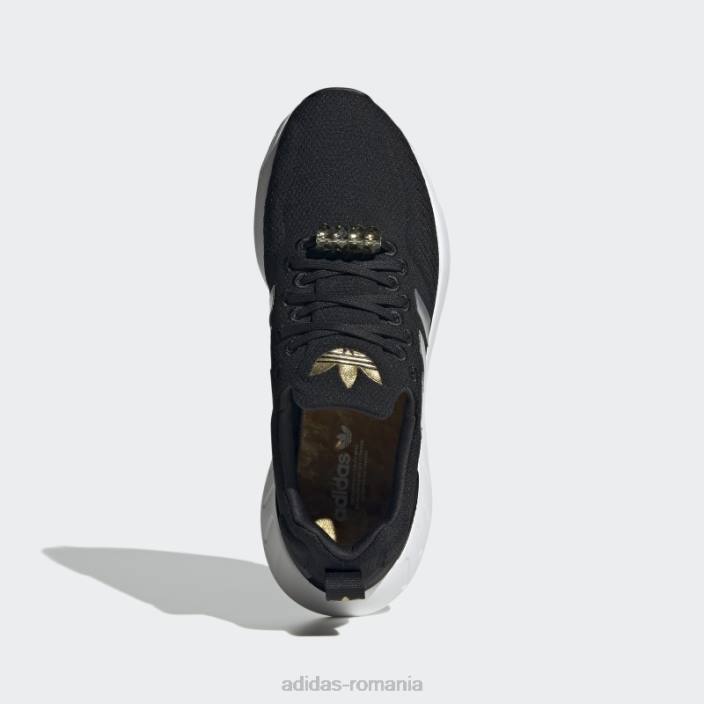 Adidas pantofi swift run 22 aurii metalizat femei negru/auriu metalic/alb 2JBN2143