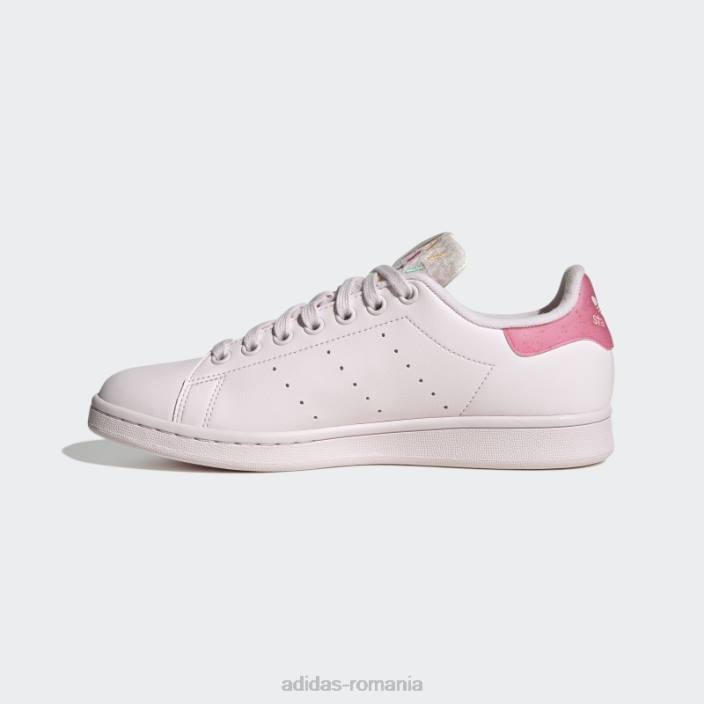 Adidas pantofi vegani stan smith roz adidas femei roz/alb 2JBN16164