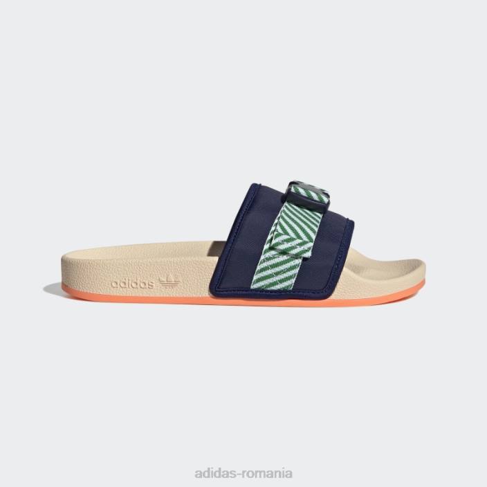 Adidas pouchylette slides night sky femei cer de noapte/portocaliu/roz 2JBN16309