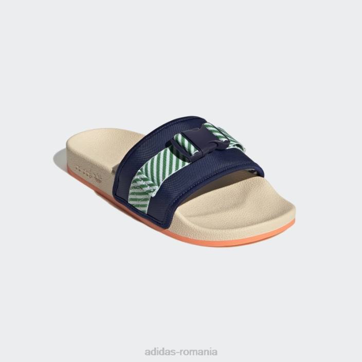 Adidas pouchylette slides night sky femei cer de noapte/portocaliu/roz 2JBN16309