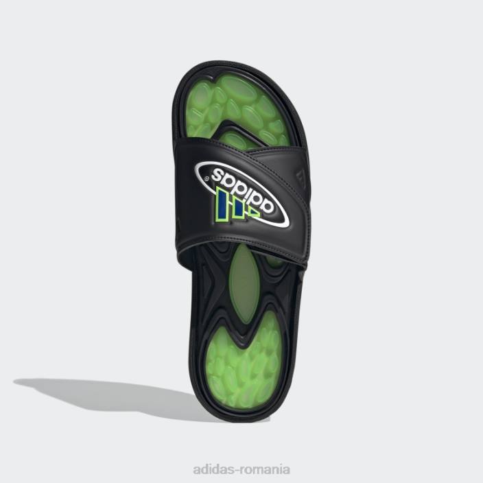 Adidas reptossage slides negru femei negru/verde/alb 2JBN16321